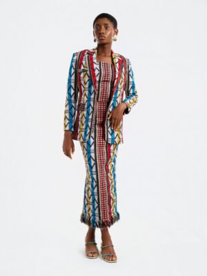 Ọkwa nkà suit set look 1