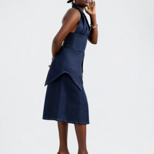 siren denim set look 2